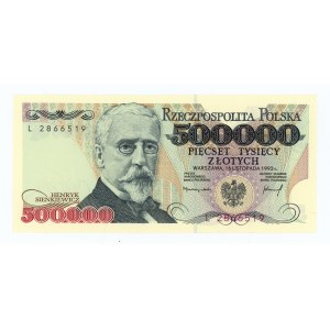 PRL, 500 000 złotych 1993, seria L