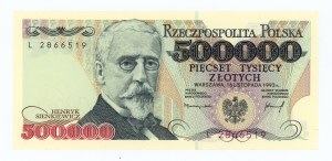 People's Republic of Poland, 500,000 zloty 1993, series L