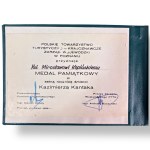Medal, Setna rocznica śmierci Kazimierza Kantaka