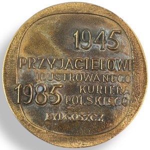 Medal, 40th anniversary of the Illustrated Polish Courier, Bydgoszcz 1986