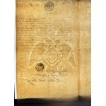 Świadectwo zawarcia związku małżeńskiego z dnia 24 października 1844 roku - znak wodny.