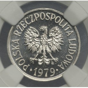 PRL, 20 groszy 1979, NGC MS 64 PL