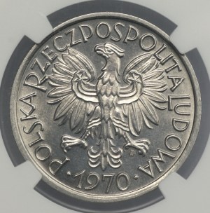 People's Republic of Poland, 2 Gold 1970, Berry, NGC UNC DETAILS CLEANED