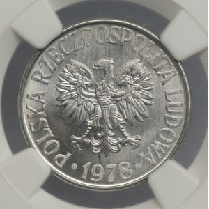 PRL, 50 groszy 1978, NGC MS 64