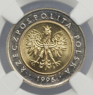 III RP, 5 gold 1996, NGC MS 66