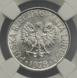 PRL, 50 pennies 1978, NGC MS 64