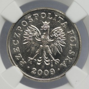 III RP, 1 gold 2009, NGC MS 66