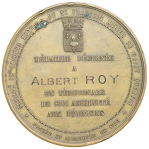Medal, St. Francis Xavier, 1859