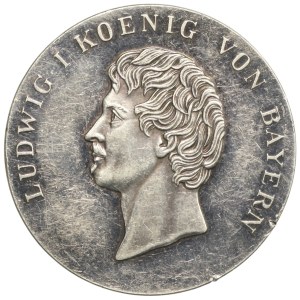 Medal, Ludwig I King of Bavaria (1806-1918), Ag 999