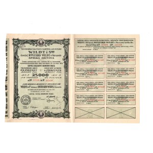 WILDT i S-ka, Warszawa 1923, 25.000 marek, z kuponami