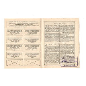 WILDT i S-ka, Warszawa 1923, 25.000 marek, z kuponami