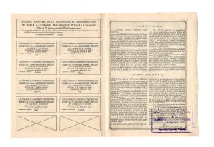 WILDT i S-ka, Warszawa 1923, 25.000 marek, z kuponami