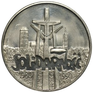 PRL, 100,000 zloty 1990, Solidarity, type A