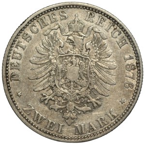 Germany, Prussia, 2 marks 1876