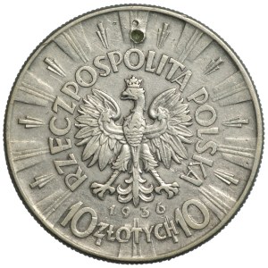 II RP, 10 zloty 1936, Józef Piłsudski