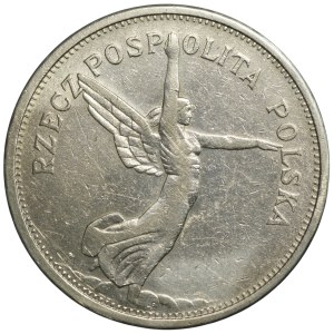II RP, 5 zloty 1928, NIKE with mint mark, Warsaw