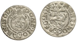 Sigismund III Vasa, Half-track 1621 and 1623, set of 2 coins
