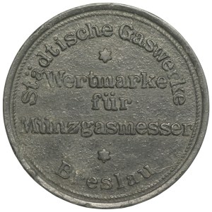 Breslau (Wroclaw), gas token 1921