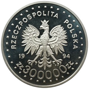 Third Republic, 300,000 zloty 1994, 50th Anniversary of the Warsaw Uprising