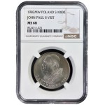 PRL, 1.000 złotych 1982, Jan Paweł II, NGC MS 68