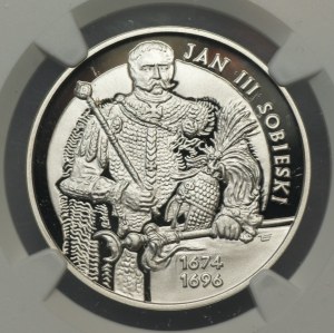 III RP, 10 gold 2001, John III Sobieski, NGC PF 70 ULTRA CAMEO, TOP POP