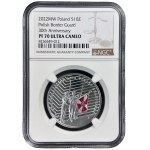 III RP, 10 złotych 2022, 30 rocznica powołania Straży Granicznej, NGC PF 70 ULTRA CAMEO