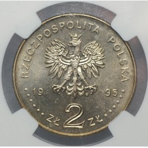 III RP, 20 złotych 1995, Katyń, Miednoje, Charków 1940, NGC MS 66