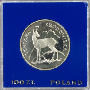 People's Republic of Poland, 100 zloty 1979, Environmental Protection, Kozica