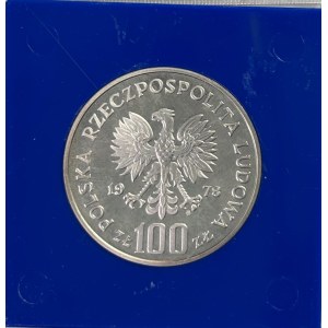 PRL, 100 złotych 1978, Ochrona Środowiska, Łoś