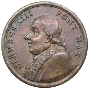 Włochy, Rzym, Klemens XIII (1758-1769), medal 1758