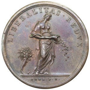 Włochy, Rzym, Klemens XIII (1758-1769), medal 1758