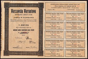Warrant Warsaw, 25 zloty 1920