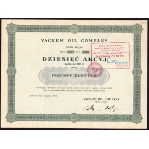 Vacuum Oil Company, 5000 złotych 1930