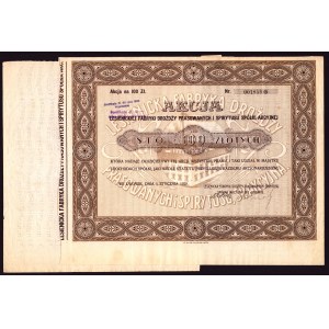 Lesienicka Fabryka Drożdży i Spirytusu, 100 złotych 1929