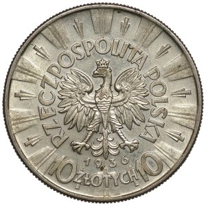 II RP, 10 zloty 1936, Józef Piłsudski