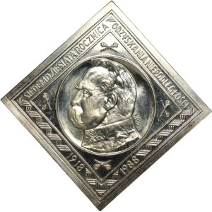 II RP, KOPIA, Klipa 5 złotych 1934 Orzeł Strzelecki, srebro, Ag999