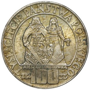 People's Republic of Poland, 100 zloty 1966, Mieszko and Dabrowka