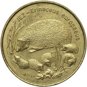 III RP, 2 złote 1996, Jeż
