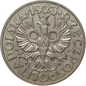 II RP, 50 groszy 1923 - PRÓBA UNIKAT Ilustrowany