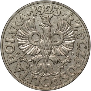 II RP, 50 groszy 1923 - PRÓBA UNIKAT Ilustrowany
