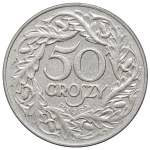 II RP, 50 groszy 1923 - PRÓBA UNIKAT Ilustrowany