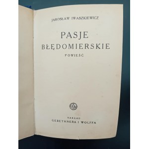 Jarosław Iwaszkiewicz Pasje Błędomierskie Powieść