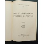 Aleksander Bruckner Dzieje literatury polskiej w zarysie Volume I-II