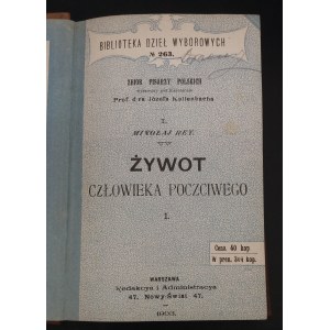 Nicholas Rey Żywot Człowieka Poczciwego Volume I-III