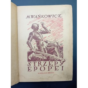 Melchior Wańkowicz Strzępy Epopei Opowiadania ekslibris
