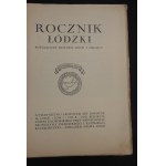 Rocznik Łódzki Poświęcony Historji Łodzi i Okolicy 3 Volumes.