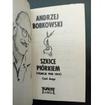 Andrzej Bobkowski Sketches in a Feather Part I-II First National Edition