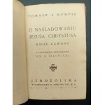 Tomasz A Kempis O naśladowaniu Jezusa Chrystusa Ksiąg czworo Jerozolima 1944