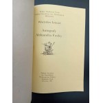 Władysław Leśniak Autografy Aleksandra Fredry