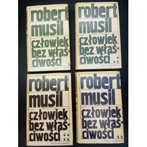 Robert Musil Człowiek bez właściwości Tom I-IV Wydanie I